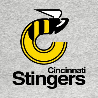 Retro Hockey - WHA - Cincinnati Stingers Hockey Team Seventies T-Shirt